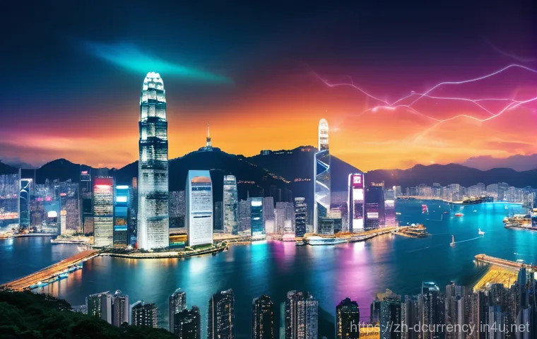 디지털화폐의 글로벌 경쟁력 - **Prompt:** A conceptual illustration depicting a "digital bridge" connecting a traditional, bustlin...