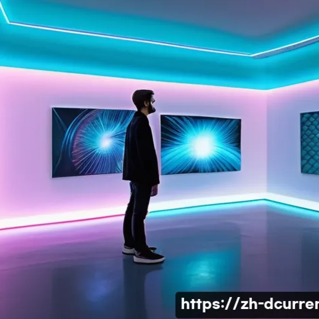 디지털화폐의 성장 가능성 - 0 and Digital Art**

"A futuristic, clean, and inspiring art gallery or studio space, bathed in soft...